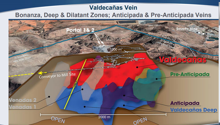 Valdecanas Vein