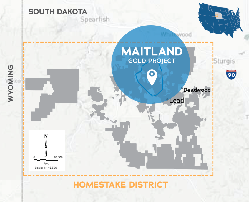 Co. Discovers High-Grade Gold Homestake Formation in Historic District